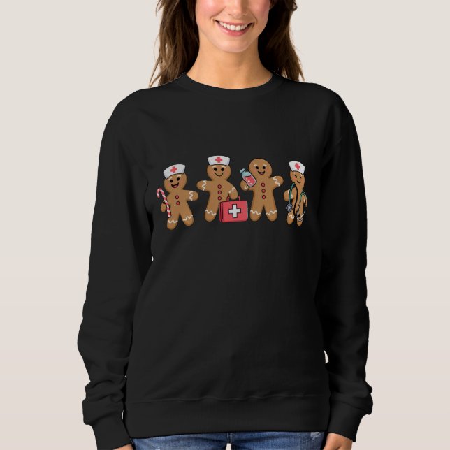Julpepparkakor Sjuksköterska Team Presenter T Shirt (Framsida)