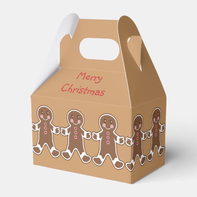 Julpepparkaksfavoritlåda Presentaskar (Framsidan Sidan)