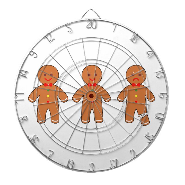 Julpepparkaksgubbar Darttavla (Framsidan)