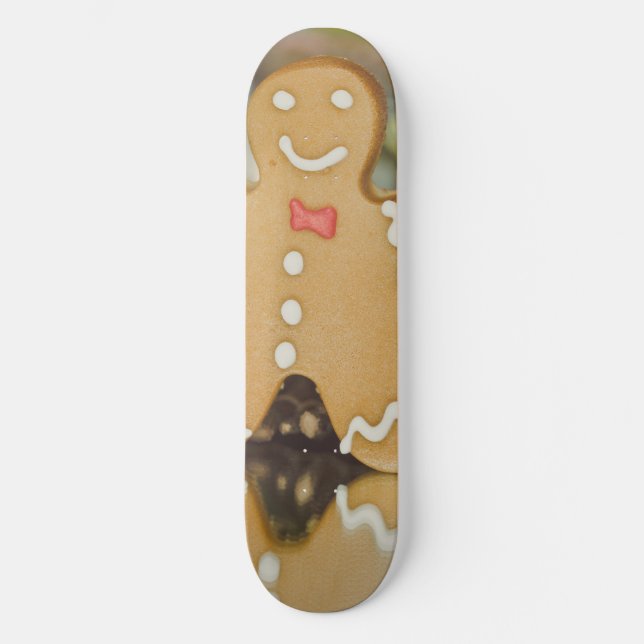 Julpepparkaksgubbe Mini Skateboard Bräda 18,5 Cm (Framsida)