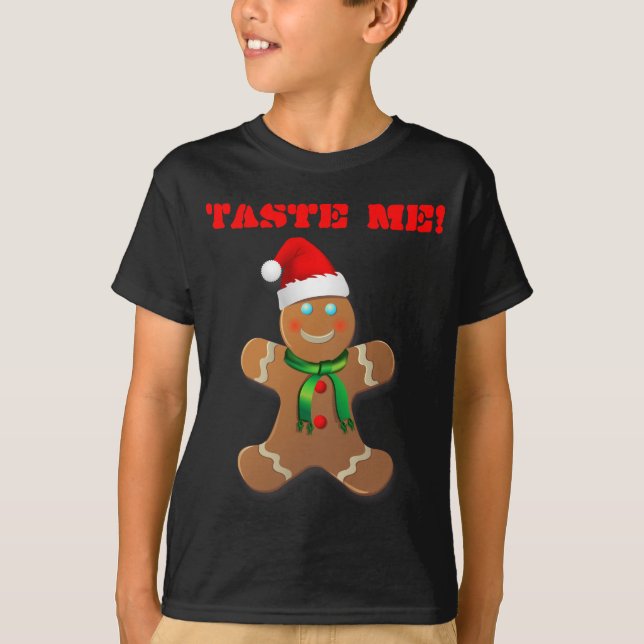 JulPepparkaksgubbe Tee Shirt (Framsida)