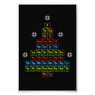 Julperiodisk jul i Bord Fototryck