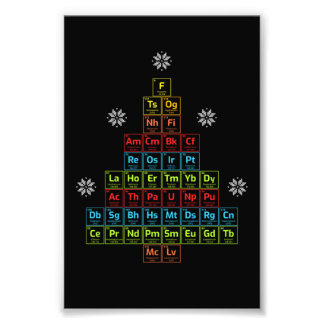 Julperiodisk jul i Bord Fototryck
