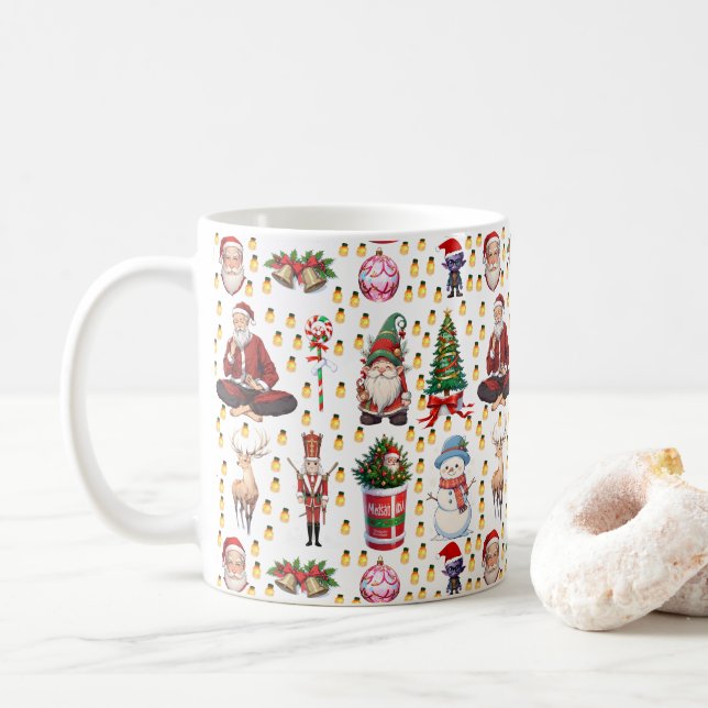 Julpersonal Kaffemugg (Med munk)