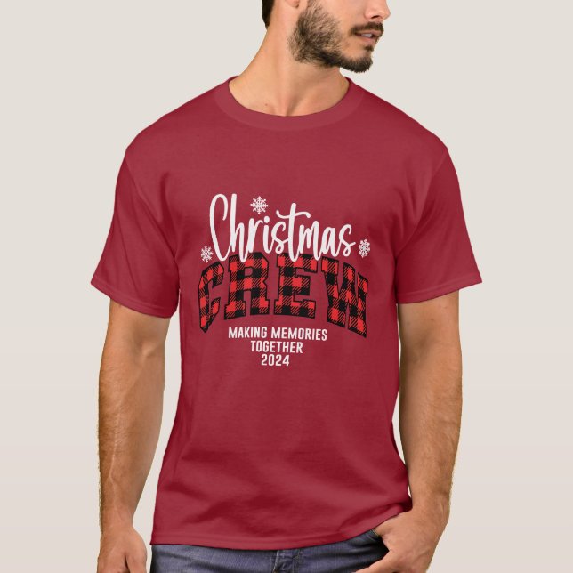 Julpersonal Skapar minnen 2024 T Shirt (Framsida)