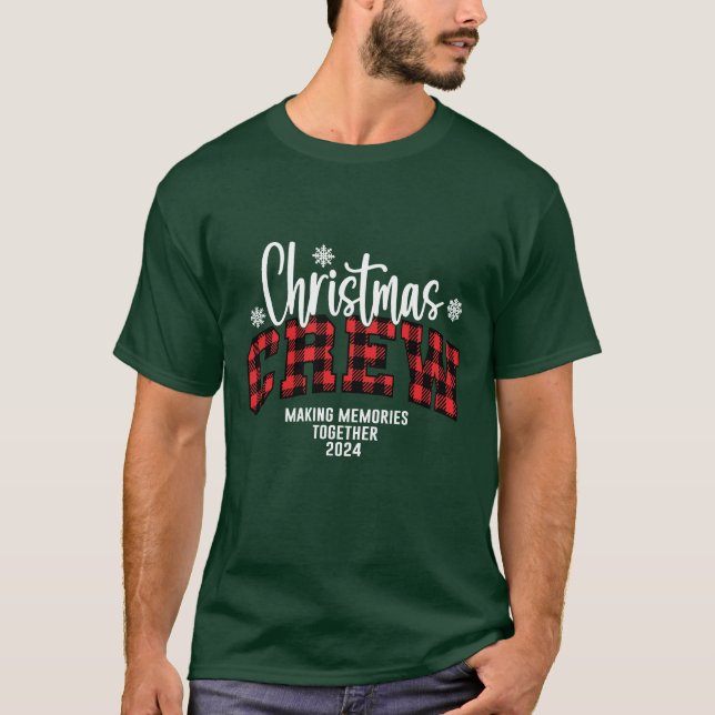 Julpersonal Skapar minnen 2024 T Shirt (Framsida)