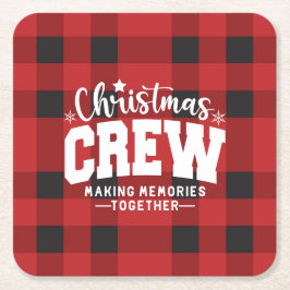 Julpersonal Underlägg Papper Kvadrat