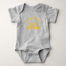 Julpersonlig Baby Jersey-bodysuit färg T Shirt