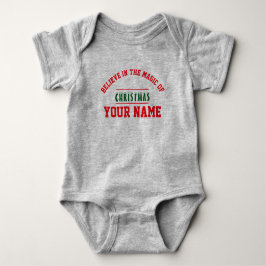 Julpersonlig Baby Jersey Bodysuit färg T Shirt
