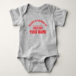 Julpersonlig Baby Jersey Bodysuit färg T Shirt