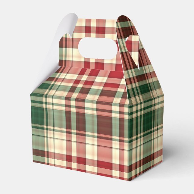 JulPets 06-PARTETS FAVOR BOX, Gable Presentaskar (Framsidan Sidan)