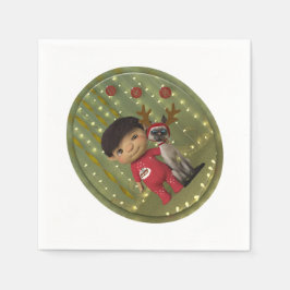 Julpett Friend Pappersservett