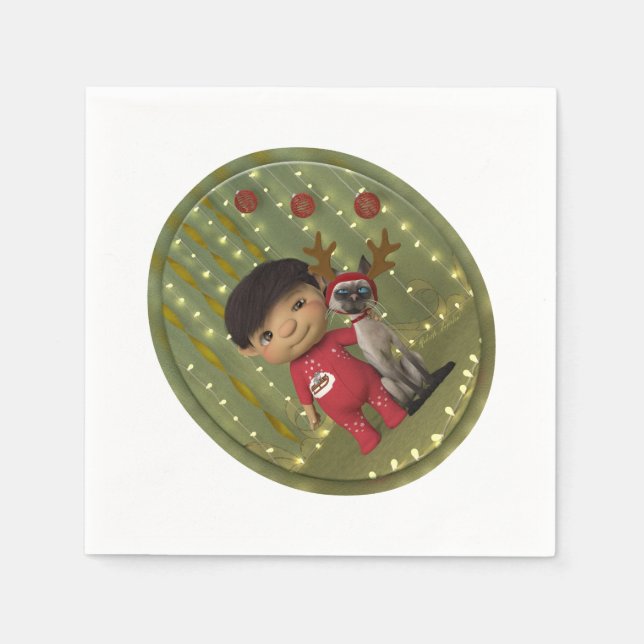 Julpett Friend Pappersservett (Framsidan)