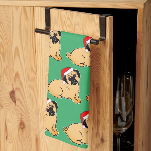 Julpg Mönster Kitchen Towel Kökshandduk (Thirds Fold)