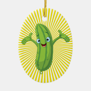 Julpickle-förklaring Julgransprydnad Keramik