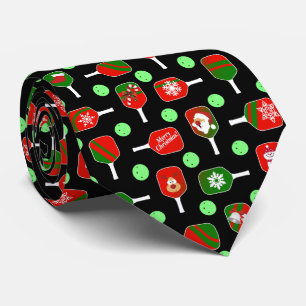 Julpickleball Red Grönt Paddles Bollar Black Slips