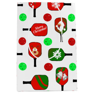 Julpickleball Red Grönt Paddles Bollar X-Mas