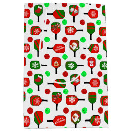 Julpickleball Red Grönt Paddles Bollar X-Mas
