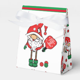 Julpickleball Santa tält Favoritbox Presentaskar