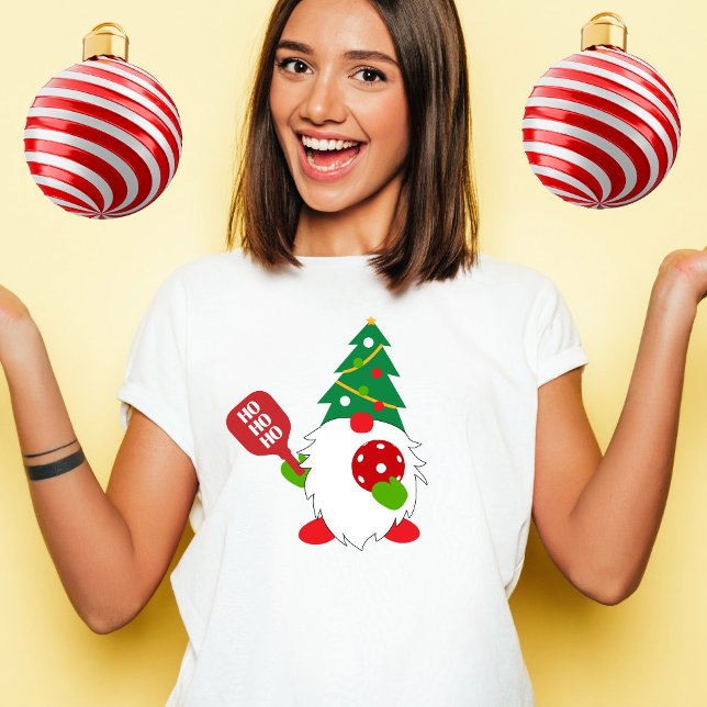 🎅 Julpickleball T-Shirt (Skapare uppladdad)