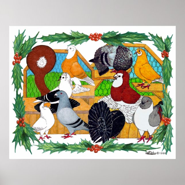 Julpigeons Poster (Framsidan)
