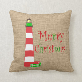 Julpillow för Nautiskt fyr Kudde