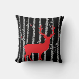 Julpillow med Red Hjort Kudde