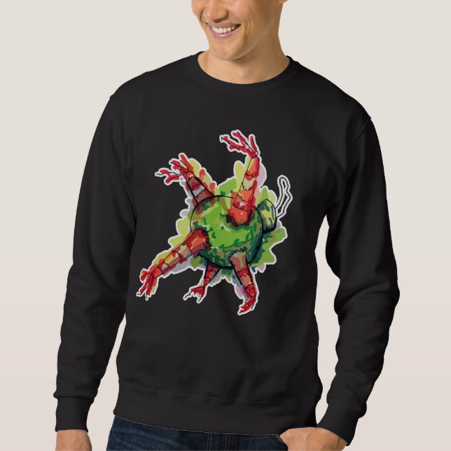 Julpiñata Lång Ärmad Tröja (Framsida)