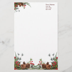 julpineconesbrevpapper brevpapper