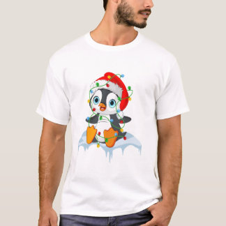 Julpingvin Fula Pyjamas T Shirt
