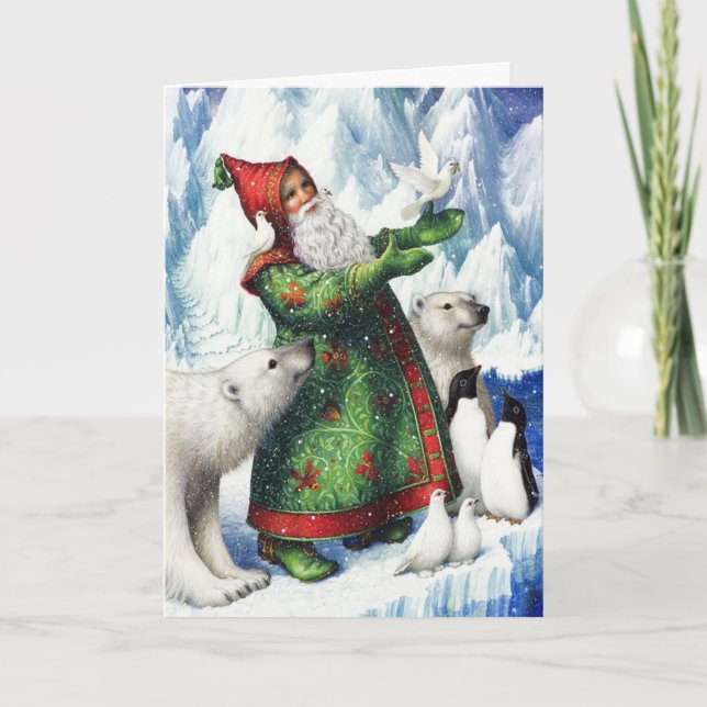 Julpingvin! Helgkort (Framsida)