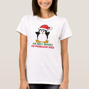 Julpingvin mig för förmiddagpingvin för förmid t-shirt