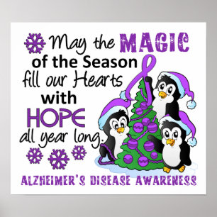 JulpingvinAlzheimers sjukdom Poster