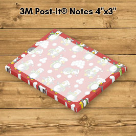 Julpingvinbakgrund Post-it Block