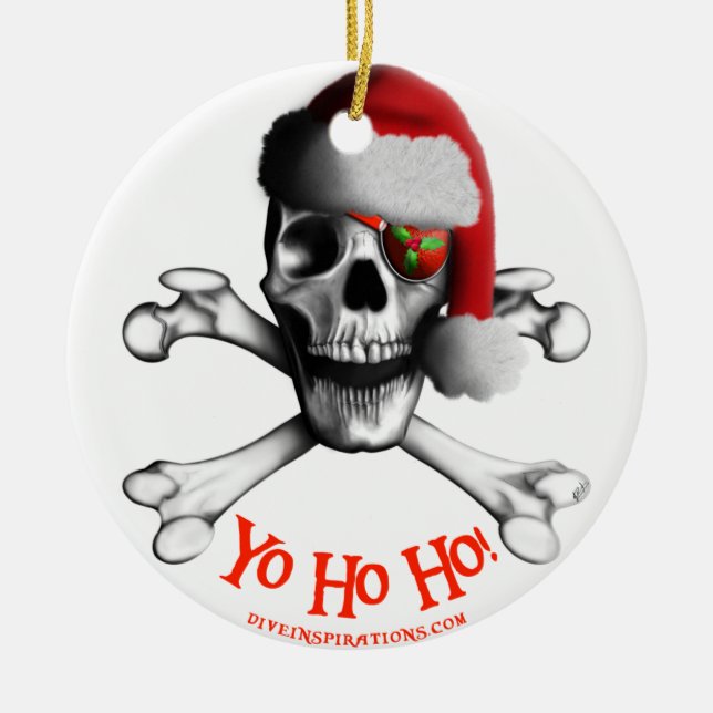 Julpiratprydnad Julgransprydnad Keramik (Framsidan)