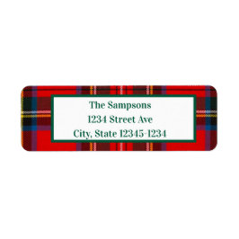 Julpjäs Returadress Etikett