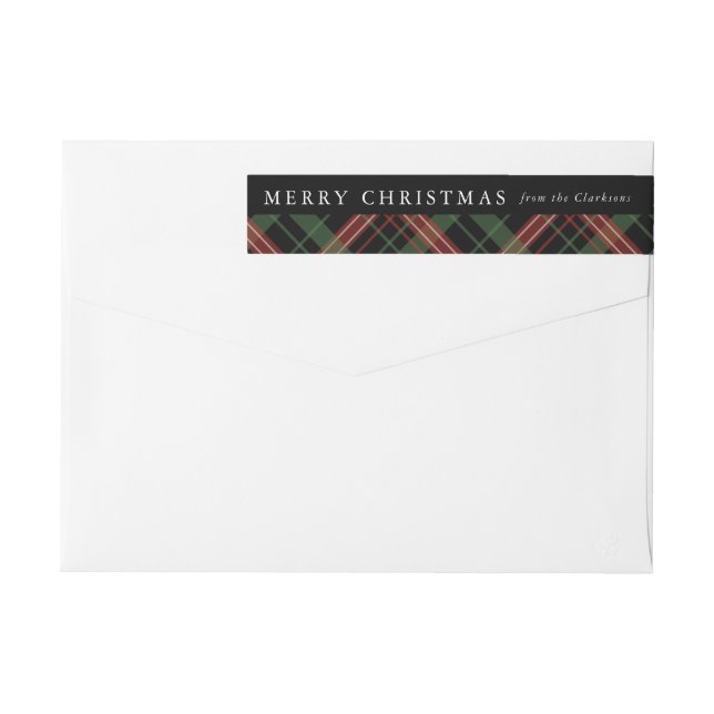 Julplädreturetiketter Etikettband (Baksidan)