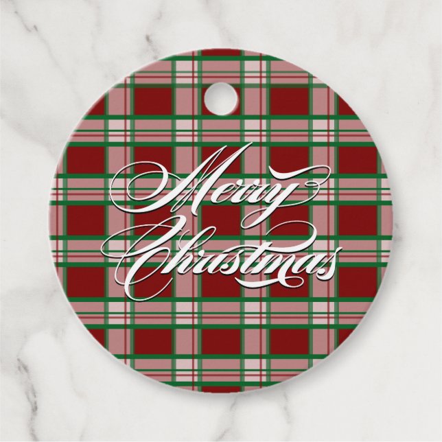 Julplagt Helgdag Gift-Märkre Gåvor Etiketter (Framsida)