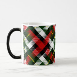 Julplagt Monogram Initial Festive Helgdag Magisk Mugg