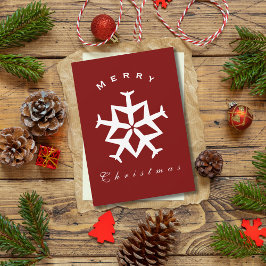 Julplan Snowflake Photo Funny Aviation Julkort