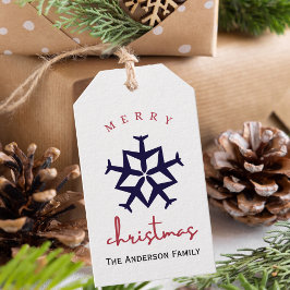 Julplan Snowflake Photo Funny Aviation Presentetikett