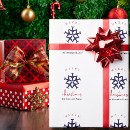 Julplan Snowflake Photo Funny Aviation Presentpapper