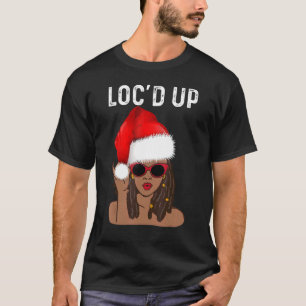 Julplatser för kvinnor, Coola Loc-lås T Shirt