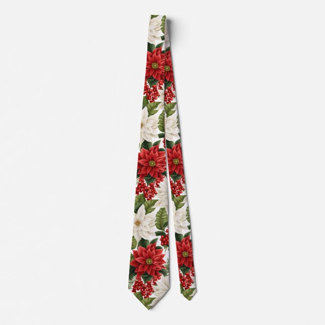 Julpoängstjärna – Blomsterarrangemang för högtider Slips (Framsida)
