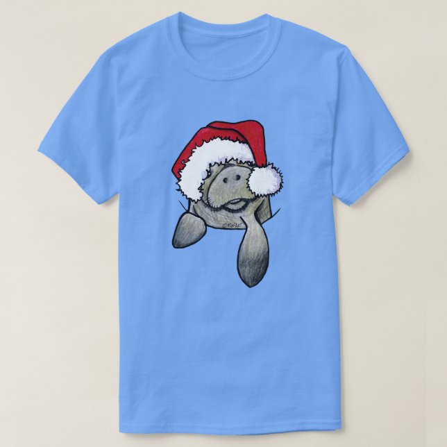 Julpocket Manatee KiniArt T Shirt (Design framsida)