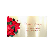 Julpoinsettia,Guld