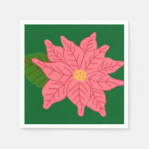 Julpoinsettia i rosa