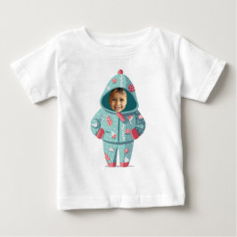 Julpojke Ansikte Personlig T Shirt