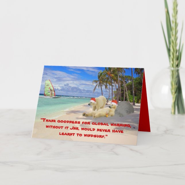 Julpolarbjörnar Helgkort (Framsida)