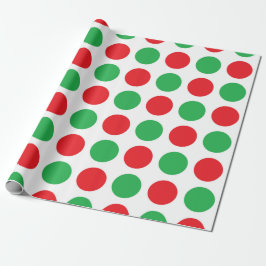 Julpolka dots presentpapper